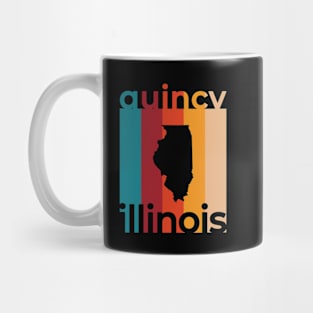 Quincy Illinois Retro Mug